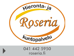 Hieronta- ja kuntopalvelu Roseria logo
